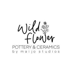 Logo | Wildflower Pottery and Ceramics By Maijo Studio | My Local Utah