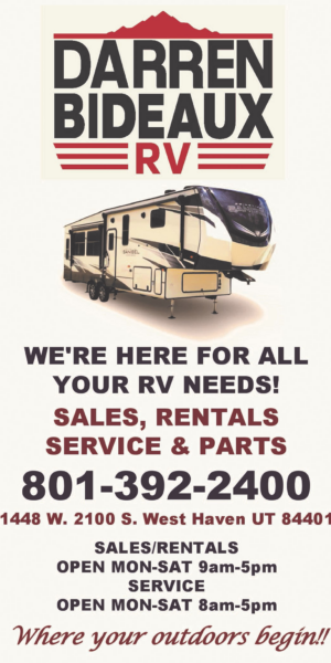 My local utah ad - darren bideaux rv we are here for all your rv needs.