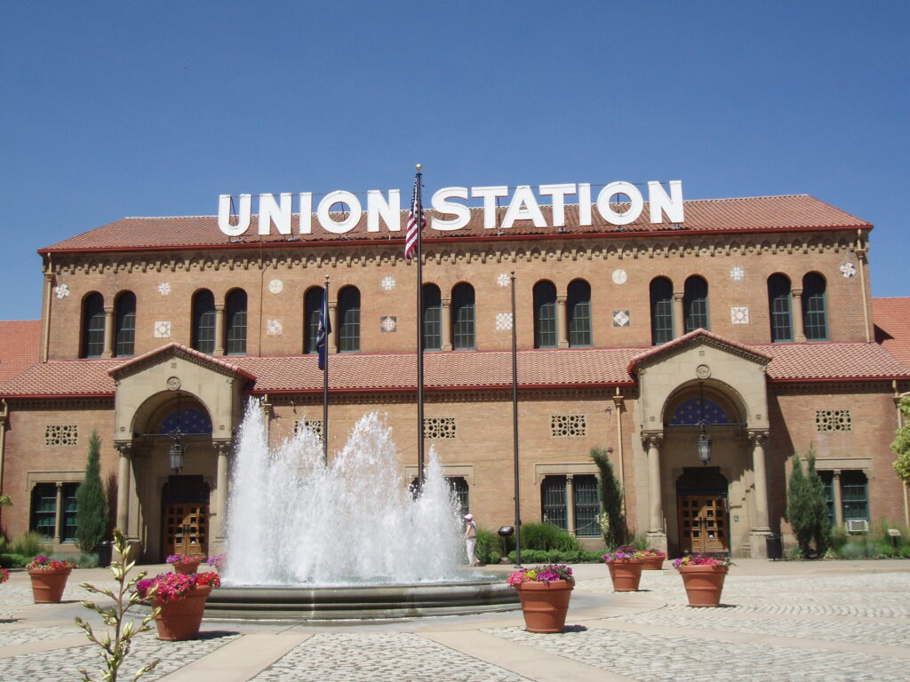 Ogden city union station exterior.