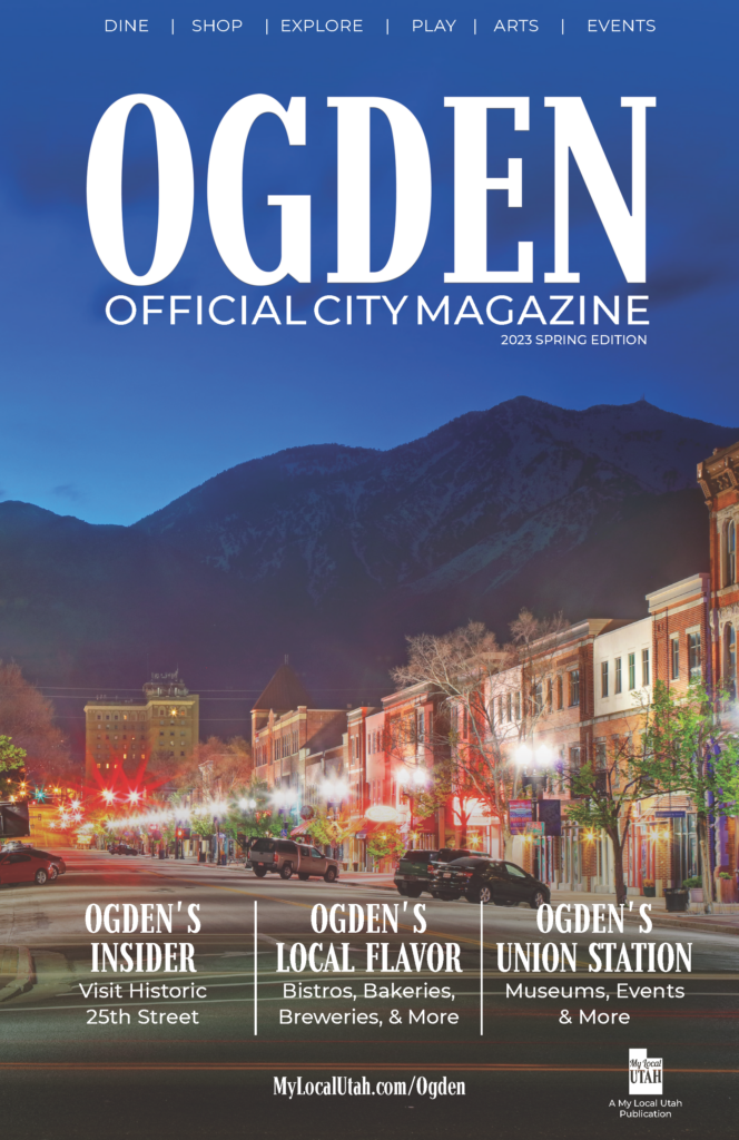 Ogden city magazine cover my local utah.