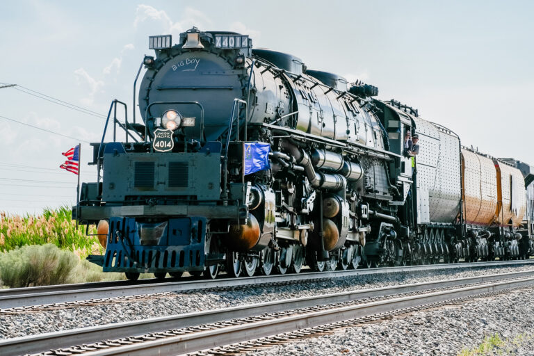 Union Pacific Big Boy 4014 on display at Ogden’s Union Station, Utah.