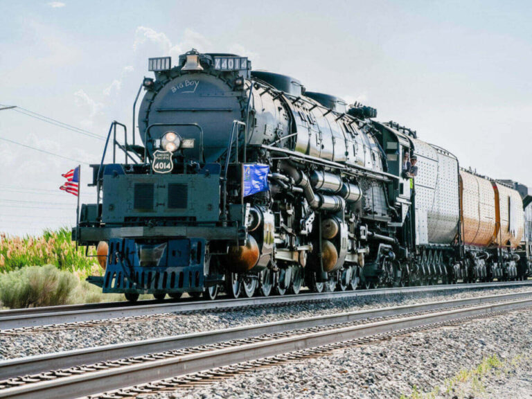Union Pacific Big Boy 4014 on display at Ogden’s Union Station, Utah.