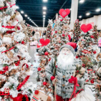 Decorated christmas trees of various themes and colors on display at utah's festival of trees event My local utah