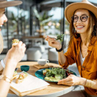 Summer Activities for Families in Utah This Summer | My Local Utah Friends enjoying food outdoors in the summer Explore utah restaurants with my local utah my local utah