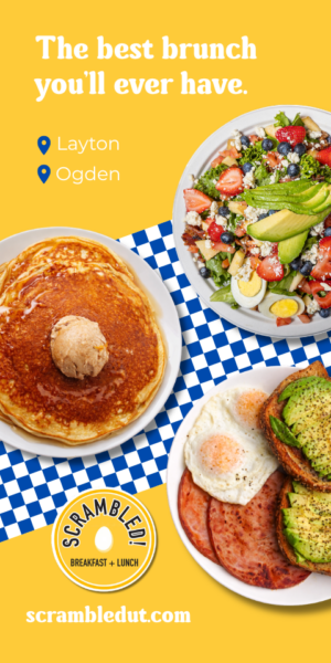 Scrambled best brunch in utah.